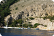 Die Boote in der Bucht bei Pećine Insel Krk